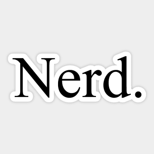 Nerd Sticker